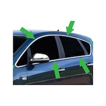 Autogp Hyundai Elantra Cam Çerçevesi Kenar Çıtası Krom 2016 / 2019 14 Parça Lr Elentra-1