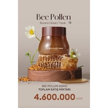 Kuru Ve Cansız Ciltlere Arı Poleni İçerikli Nemlendirici Peeling Maskebee Pollen Renew Honey Mask