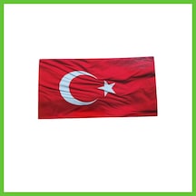 Bezos Türk Bayrağı Oto Sticker Küçük Kırmızı Beyaz 16x8cm Dmc Kırmızı/beyaz