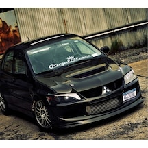 Araba Ön Cam Oto Sticker Yapıştırma Royal Stance 50Cm