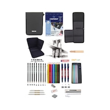 Canson Eskiz Defteri Lyra Dereceli Craft 6lı Jumbo Metalik Kuruboya Bback 2 Katlı Eskiz Çantası