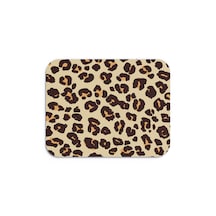 Leopar Desenli Renkli Ergonomik Mouse Pad Kaymaz Taban Ev Ve Ofis Kullanımı Fare Altlığı Mousepad Kahverengi