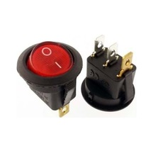 Ender Işıklı Yuvarlak Anahtar 0-1 21mm
