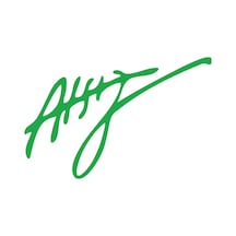 Nihal Atsız İmza Araba Sticker 17x17 Cm Yeşil