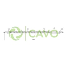 CAVO C900040A Fren Hortumu Ön Range Rover 81-91