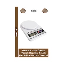 Premium Tarif Ölçüsü Yemek Hazırlığı Pratik Alet Dijital Mutfak Terazisi Çok Renkli