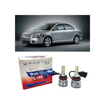 Toyota Avensis Led Xenon Uzun Far Ampulü H1 Duo Yeni Seri Beyaz 2003-2006