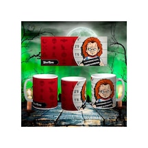 Ghostbastır Desıgn Kişiye Özel Chucky Kupa Bardak Tek Adet K0453 Çok Renkli