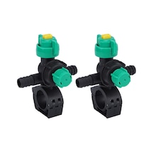 Tarım Püskürtücü Nozul, Çiftlik Çim Püskürtücü, 2pcs Harici İplik Tarımsal Püskürtücü Fan Şeklindeki Püskürtme Nozumu Bahçe İçin