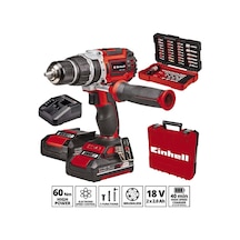 Einhell TP-CD 18/60 Li-i BL +39 Parça 2x2.0 Ah Akülü Vidalama - 4514206