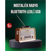 Trendlia Taşınabilir Nostalji Radyo Bluetooth Usb Aux Girişli