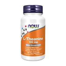 Now Foods Supplements, L-theanine 100 Mg With Decaf Green Tea, St