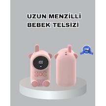 Şarjlı Bebek Telsizi Uzun Mesafe 22 Al Lcd Ekran Vox Modu - Muratech - 400 Mah