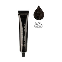 Perfect Shine Permanent Profesyonel Saç Boyası 100 ML Koyu Sıcak Kestane/Kızıl Kahve Brown Mahogany