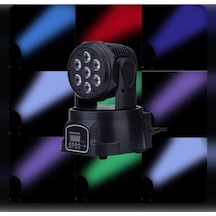7x12 Led Robot Işık Sese Duyarlı Sahne Işık Sistemi Disko Işık Parti Robot Işık