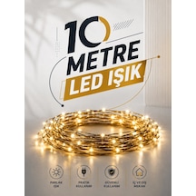 Hubrendy Tekno 10 Metre Led Işık Gün Işığı Her Ortama Uygun Ampüllü