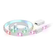 Aether Light Strip Extender - Rgb Led Işık Şeridi Uzatma 1m / 3ft Genişletici, 8 Genişleticiye Kadar Bağlayın, Esnek Tasarım Beyaz 3 Renk