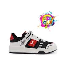 Cool King Jorans Sneaker Ortopedik Taban Unisex Çocuk Spor Ayakkabı Kırmızı