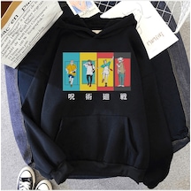 Jujutsu Kaisen Kolaj Kapşonlu Sweatshirt