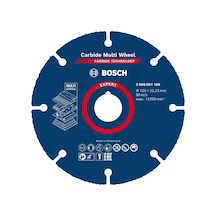 1x Expert Carbide Multi Wheel Kesici Diskler Sert Ahşap, Çivili Ahşap, Plastik, Alçıpan Panel, Ø 125 Mm, Aksesuar Küçük Avuç Taşlama Makinesi