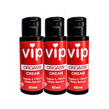 Vip Kadınlar Için Vajinaclitoris Libidocream 3 Adet Vajinaveklitoris Zevkarttırıcı Krem 60 Ml