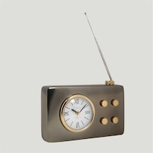 Vitale Black Nikel Radio Saat 5 25 16 Cm