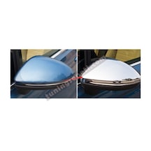 Vw Touran 2009 Sonrası Ayna Kapağı Metal Paslanmaz Çelik Krom