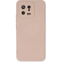 Newface - 764 - Xiaomi Mi 13 Kılıf Nano İçi Kadife Silikon - Csmo-tex - - Pudra