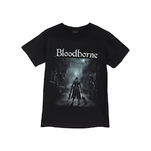 Bloodborne Baskılı Unisex %100 Pamuk Siyah T-shirt SIYAH