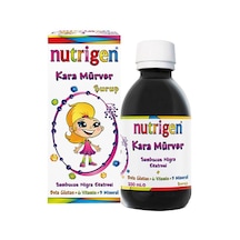 Nutrigen Elderberry Kara Mürver Beta-Glukan Bal Şurup 200 Ml