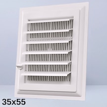 35x55 Plastik Wc Banyo Menfezi - Beyaz