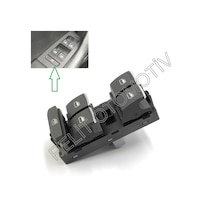 Ovtavıa Sol Dörtlü Cam Açma Düğmesi 5e0959857a Krom