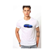 Subaru Brz Baskılı Beyaz Erkek Tshirt
