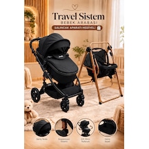 Salıncak Aparatı Hediyeli Travel Sistem Bebek Arabası
