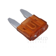 100 Adet 40a Amber Mini Oto Bıçak Sigorta 12v - 32v Dc 40