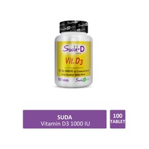 Suda Vitamin D3 1000iu 100 Tablet