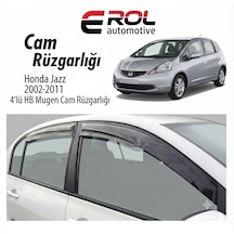 Honda Jazz 2002-2011 4'lü Hb Mugen Cam Rüzgarlığı