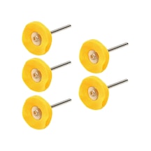 6209x5 5'li Paket Pimli Parlatma Polisaj Sarı Pamuklu Kumaş 25 Mm
