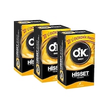 Okey Hisset Prezervatif 20'li x 3
