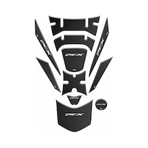 Honda Pcx 2018 - 2020 Uyumlu Tank Pad Set 011 Çok Renkli