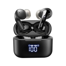 Tozo T20 Led Dijital Ekranlı Kablosuz Bluetooth Kulaklık Siyah