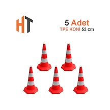 Trafik Konisi 52 Cm Çift Reflektifli Tpe-5 Adet