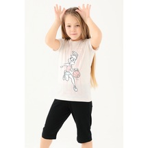Looney Tunes L1590-2 Çocuk Krem Melanj Tişört Looney Tunes L1590-2 Çocuk Krem Melanj Tişört