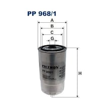 Fıltron Pp968/1 Mazot Fıltresı Doblo Stılo Alfa 147 Alfa 156 1,9jtd 03