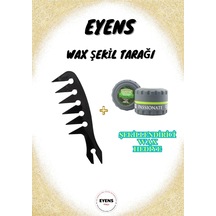 Eyens Wax Şekil Tarağı 150 Ml Kavanoz Wax Hediye