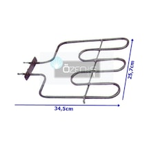 Termikel-Ariston Uyumlu Kare Fırını Rezistansı 6.5Mm 220Volt 1300 Watt