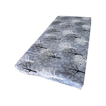 Çocuk Yatağı 60x120x6 Cm Vip Oyun Parkı Sünger Yatak Bebek Yatağı-gri Ağaç