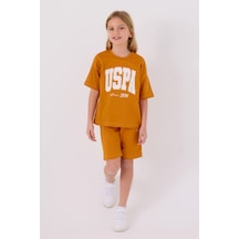 U.S. Polo Assn. U.s. Polo Assn Kız Çocuk Sarı Bermuda Takım 5274-43717 Sarı