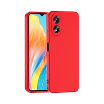 Zore Oppo A38 Uyumlu Nvth Mara Lansman Kapak-kırmızı