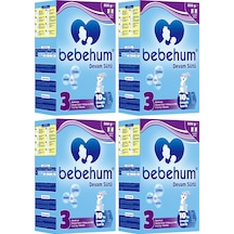 Bebehum 3 No Devam Sütü 9-12 Ay 800 Gr X 4 Adet